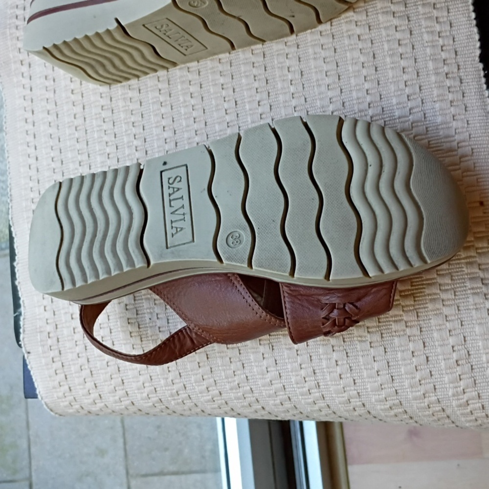 Salvia Women's Aidan In Cuoio Pebble Nappa LeatherBrand.size38/7.5.new Confition - Picture 11 of 11